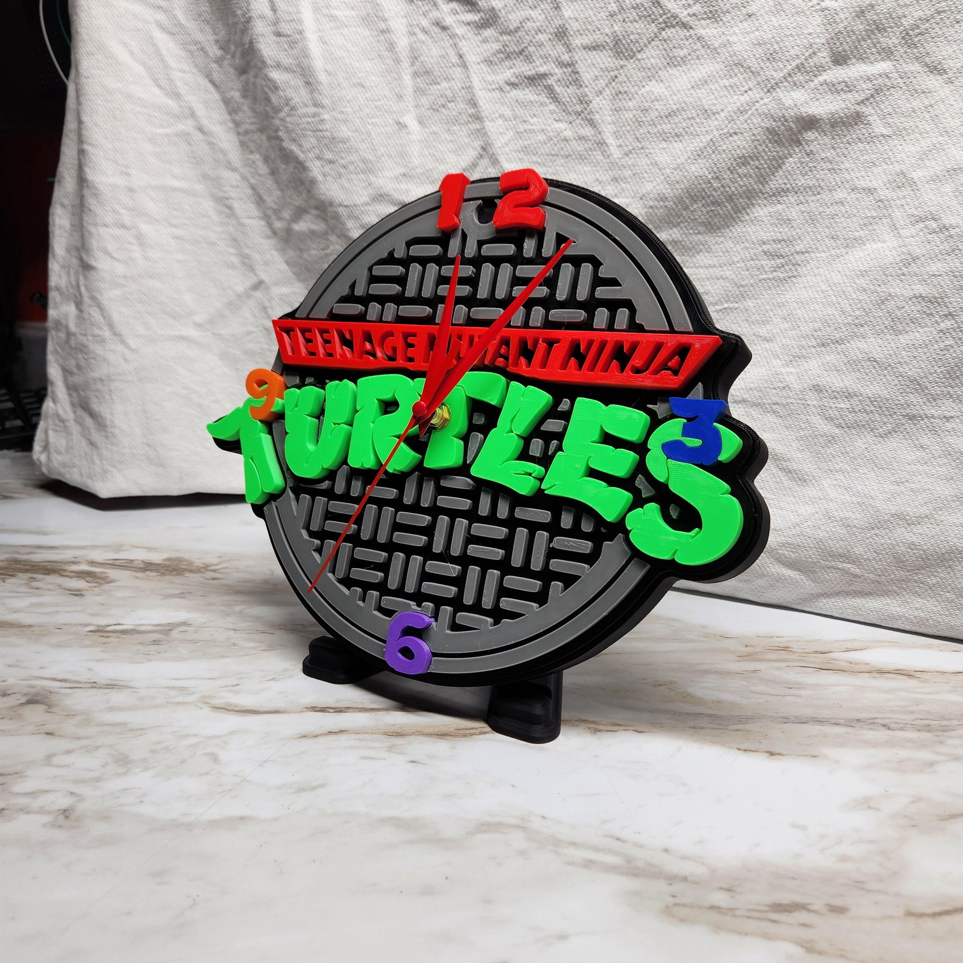 TMNT Wall Clock
