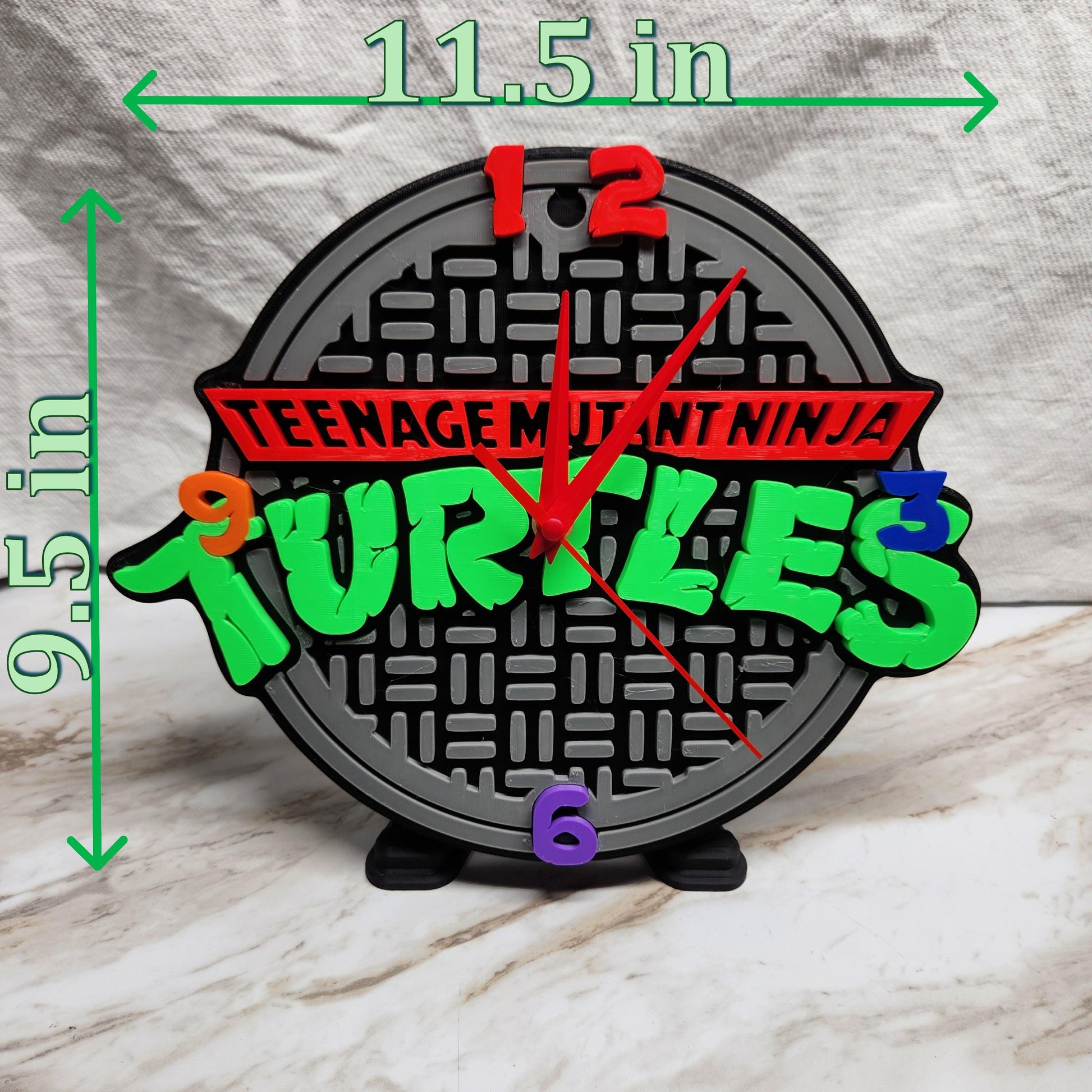 TMNT Wall Clock