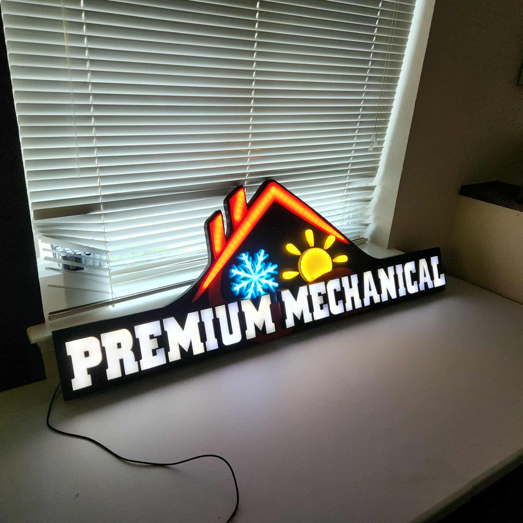 Premium Mechanical Wall sign/light