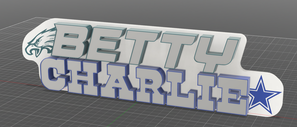 Betty Charlie Sign/Light