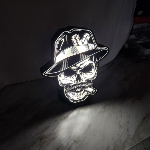 Gangster Skull Lightbox