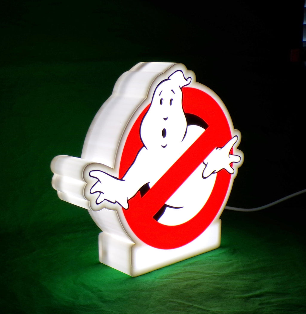 Ghostbusters Light Box Night Light - Iconic Movie Decor, Retro Glow Lamp for Fans & Collectors