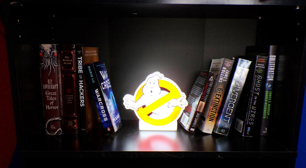 Ghostbusters Light Box Night Light - Iconic Movie Decor, Retro Glow Lamp for Fans & Collectors