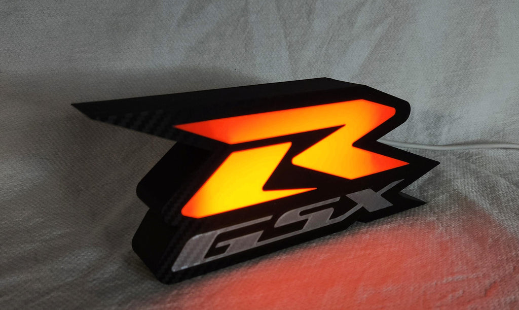 Suzuki GSX-R 3D-Printed LED Lightbox - Illuminate Your Passion!