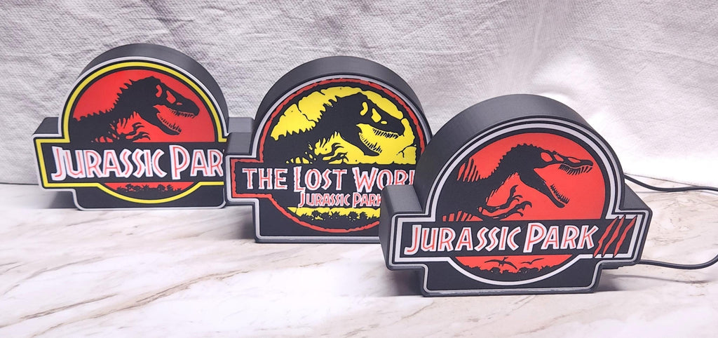 Jurassic Park III Lightbox: Dinosaur Movie LED Night Light