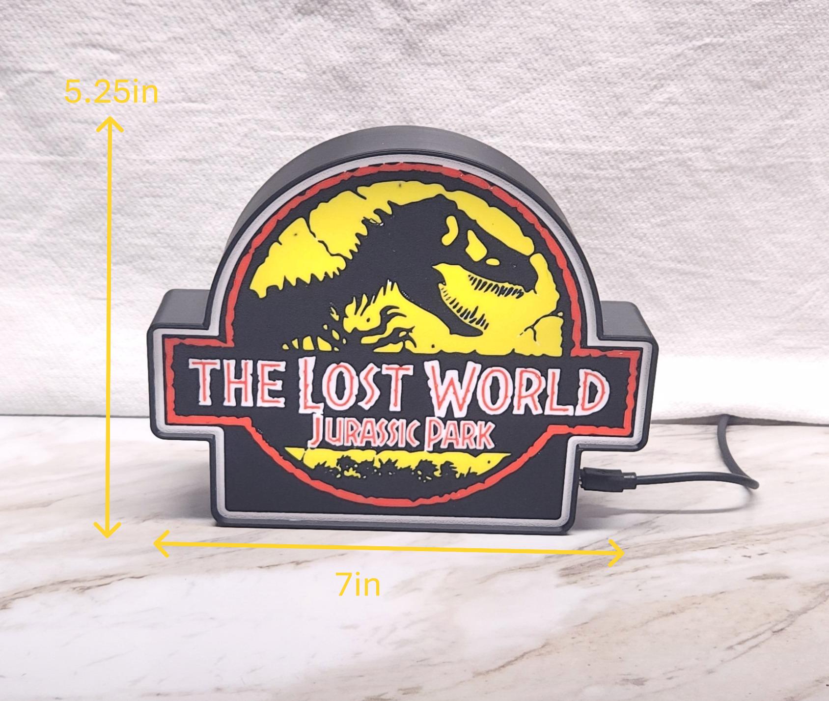 Jurassic Park Lightbox: The Lost World Dinosaur LED Night Lamp