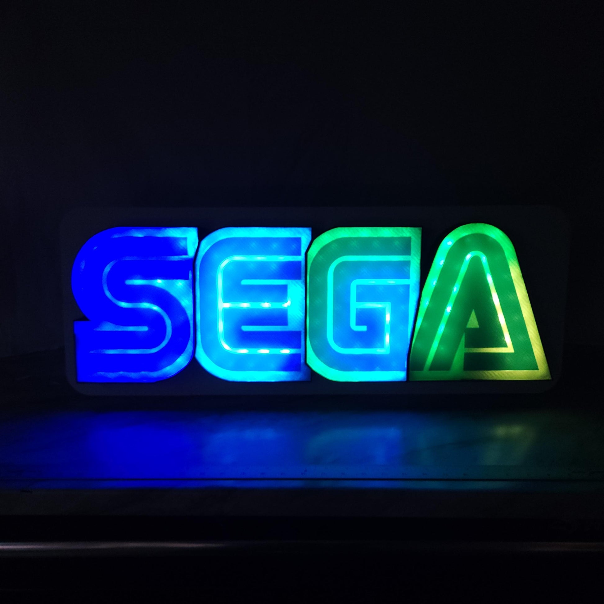 SEGA Gaming Wall Light: Large RGB Retro Game Room Decor