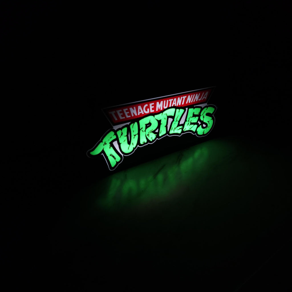 Ninja Turtles LED Lightbox Sign: TMNT Wall Decor, Kids Night Light