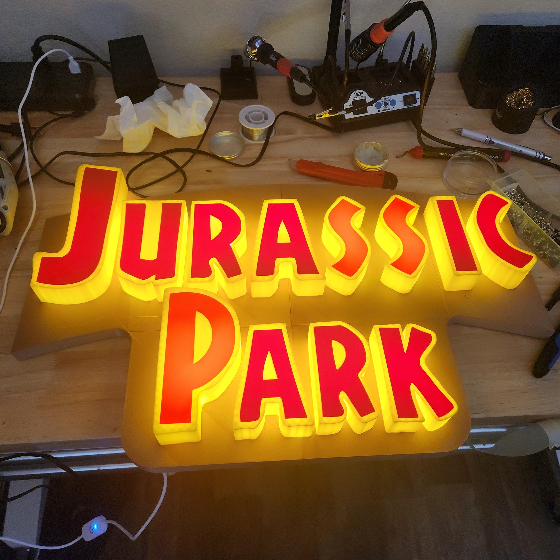 Jurassic Park wall light
