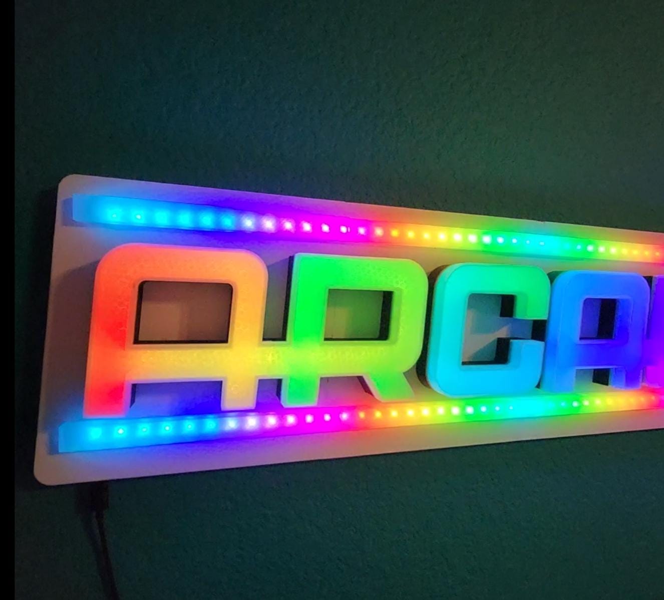 Large Arcade Lighted Sign -  34”